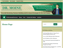 Tablet Screenshot of drmoine.com